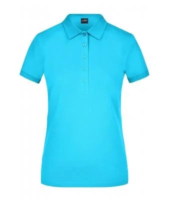 James & Nicholson, Ladies' Elastic Polo Piqué, turquoise