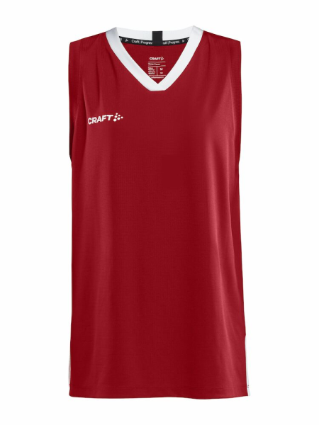 Craft, Progress Basket Singlet Jr, bright red