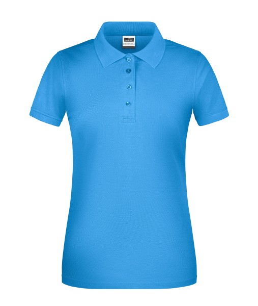 James & Nicholson, Ladies' BIO Workwear Polo, aqua