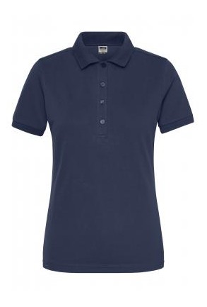 James & Nicholson, Ladies' BIO Stretch-Polo Work - SOLID -, navy