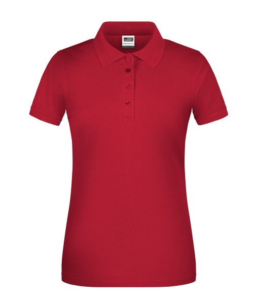 James & Nicholson, Ladies' BIO Workwear Polo, red