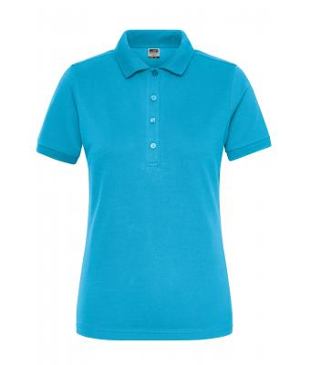 James & Nicholson, Ladies' BIO Stretch-Polo Work - SOLID -, turquoise