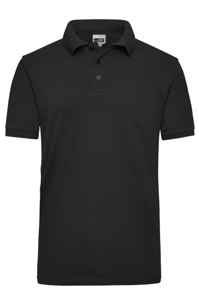 James & Nicholson, Workwear Polo Men, black