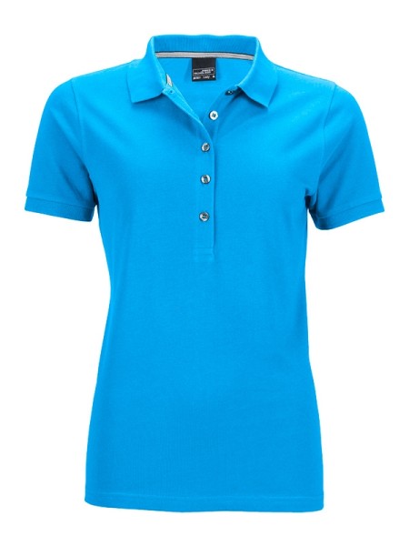 James & Nicholson, Ladies' Pima Polo, regatta-blue