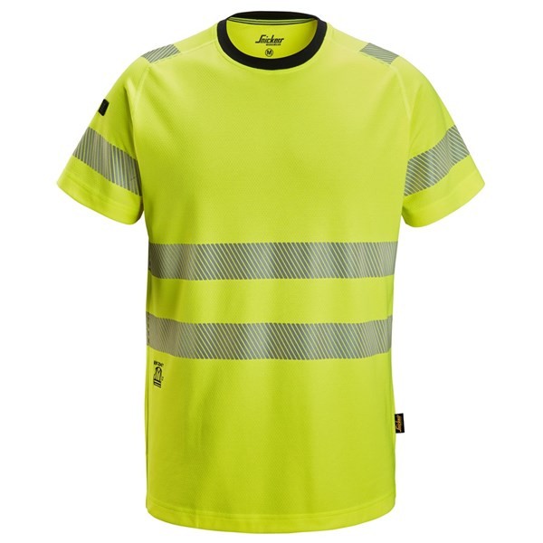 Snickers 2539, Warnschutz T-Shirt, high vis gelb