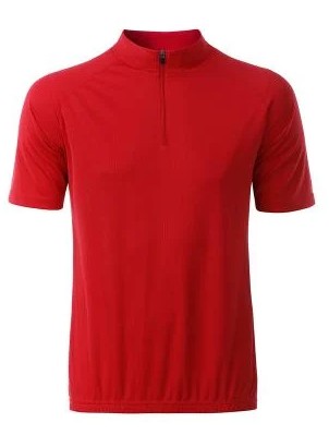 James & Nicholson, Men's Bike-T-Shirt, red