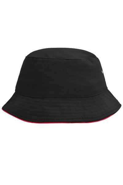 myrtle beach, Fisherman Piping Hat, black/red