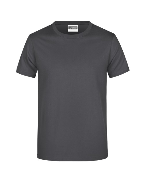 James & Nicholson, Promo-T-Shirt Man 180, dark-grey