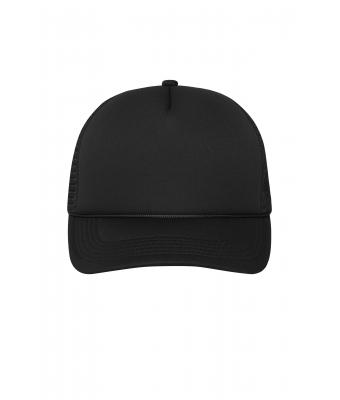 myrtle beach, 5 Panel Retro Mesh Cap, black/black