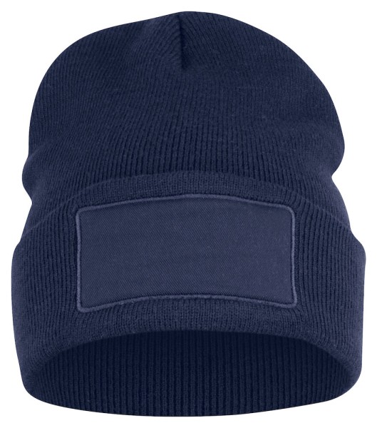 Clique, Strickmütze Hubert Patch, dark navy