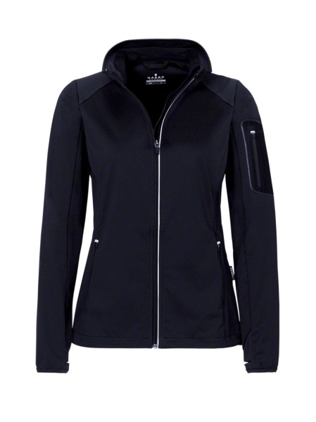 HAKRO, Damen Light-Softshelljacke Sidney, schwarz