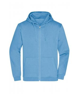 James & Nicholson, Promo Zip Hoody Men, sky-blue