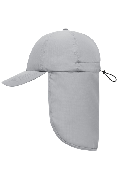 myrtle beach, 6 Panel Cap with Neck Guard, grau