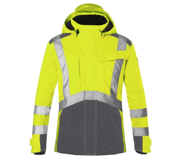 Kübler, KÜBLER REFLECTIQ Hardshelljacke PSA 2, warngelb/anthrazit