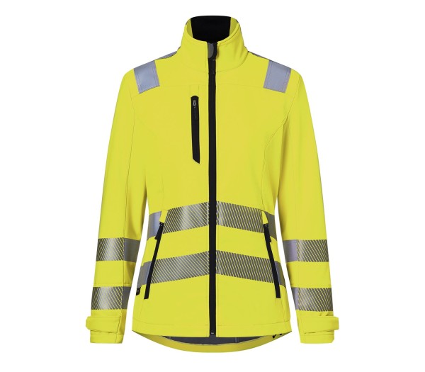 Kübler, "REFLECTIQ" Softshell Jacke Damen PSA 2 , warngelb