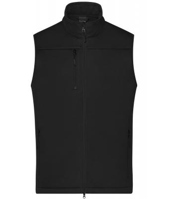 James & Nicholson, Men's Softshell Vest, black