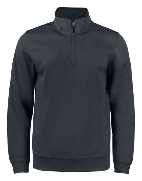 Clique, Sweatshirt Basic Active Half Zip, schwarz