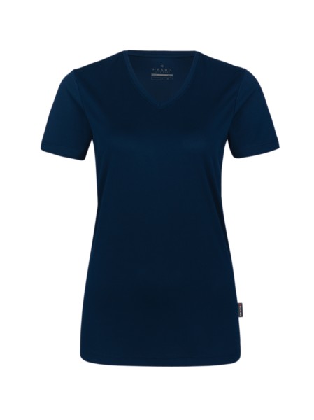 HAKRO, Damen V-Shirt COOLMAX®, tinte