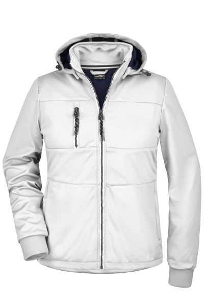 James & Nicholson, Ladies' Maritime Jacket, white/white/navy