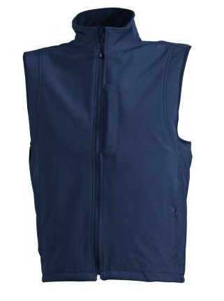 James & Nicholson, Men's Softshell Vest, navy