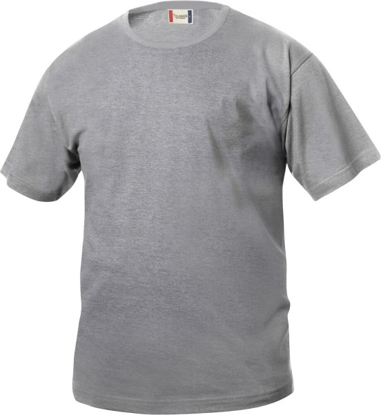 Clique, Basic T-Shirt "Basic-T" grey-melage, MG145