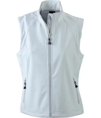 James & Nicholson, Ladies' Softshell Vest, off-white