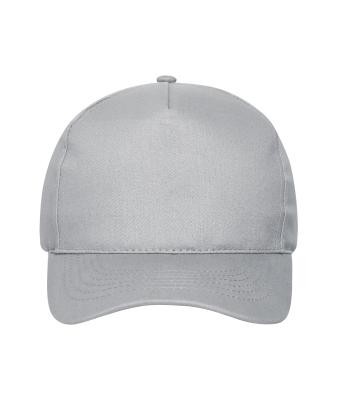 myrtle beach, 5 Panel Cap Bio Cotton, light grey