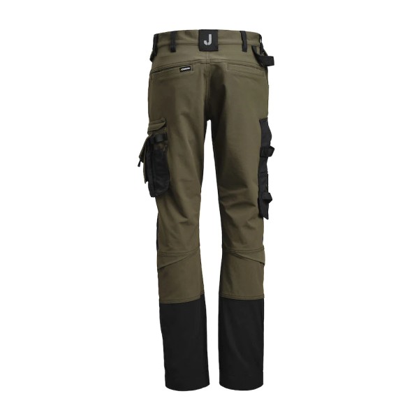 Jobman, Damen Bundhose Stretch mit Holstertaschen, grün