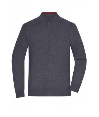 James & Nicholson, Men's Zip-Cardigan, anthracite-melange