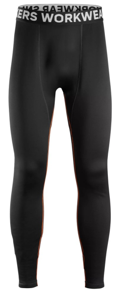 Snickers 9485, Thermal Base Layer Fusion Top, black