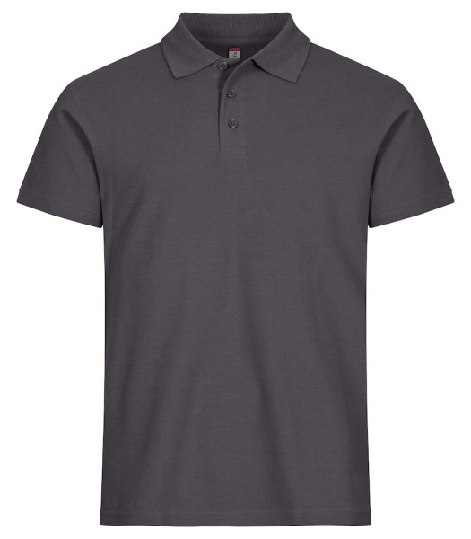 Clique, Poloshirt Basic, metallgrau