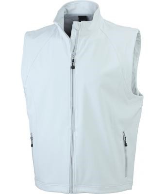 James & Nicholson, Men's Softshell Vest, off-white