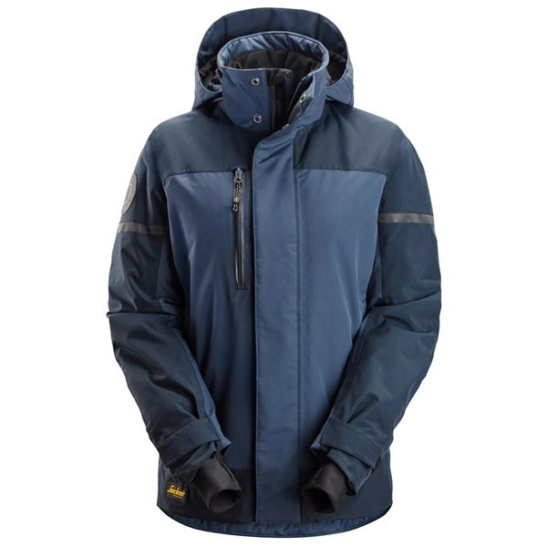 Snickers 1177, AllroundWork, wasserdichte, wärmeisolierte Damenjacke, navy/dark navy