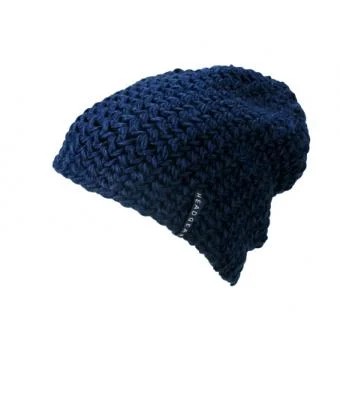 myrtle beach, Casual Outsized Crocheted Cap, navy