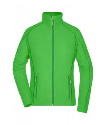 James & Nicholson, Ladies' Structure Fleece Jacket, green/dark-green