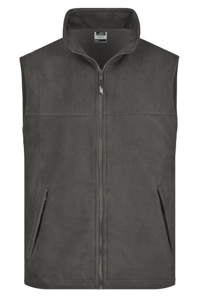 James & Nicholson, Fleece Vest, dark grey