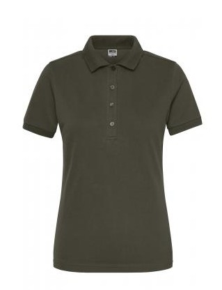 James & Nicholson, Ladies' BIO Stretch-Polo Work - SOLID -, olive