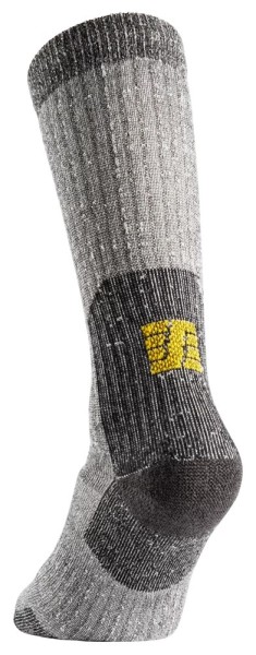 Snickers 9212, Hohe schwere Wollsocken, grey/black