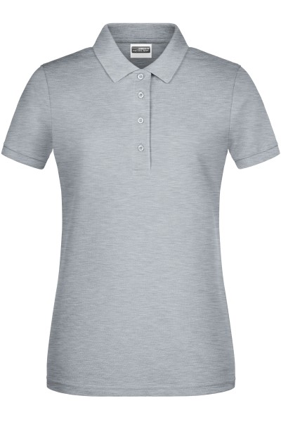 James & Nicholson, Ladies' Basic Polo, grey-heather