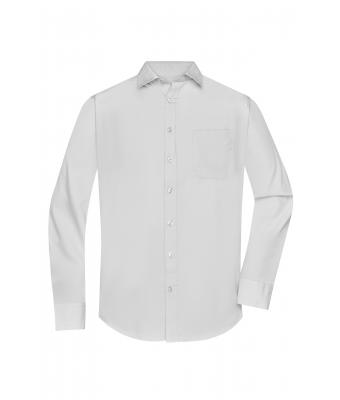 James & Nicholson, Men's Shirt Longsleeve Poplin, light-grey