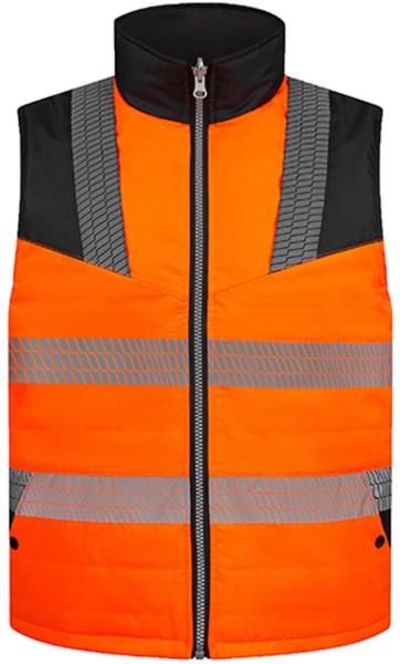 Korntex® Hi-Vis 2 in 1 Softshell Bodywarmer „Elbrus“ - Signal-Orange