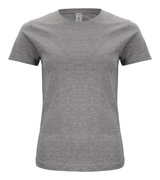 Clique, Damen T-Shirt Classic OC-T, grau melange