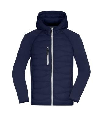 James & Nicholson, Men's Hybrid Jacket, navy/navy