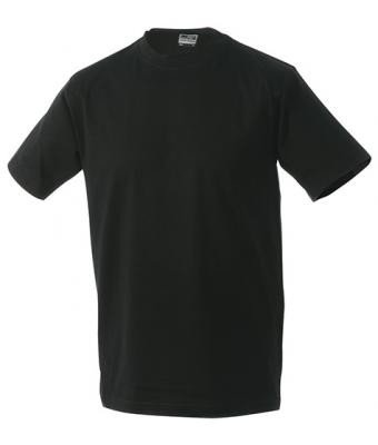 James & Nicholson, Workwear-T-Shirt Men, black