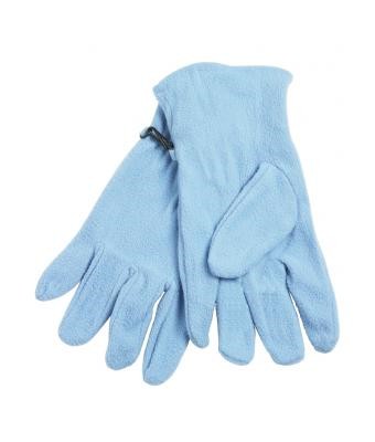 myrtle beach, Microfleece Gloves, light-blue