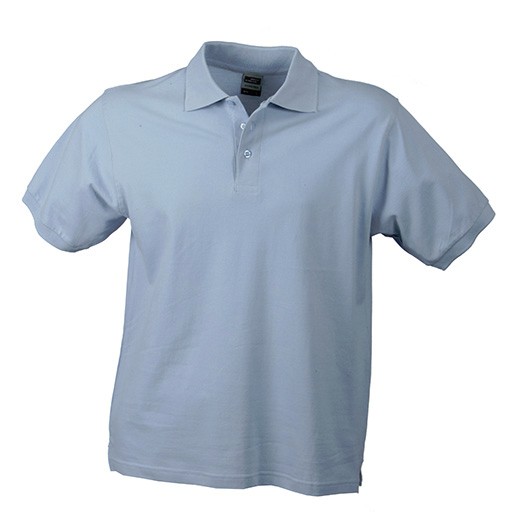 James & Nicholson, Workwear Polo Men, light-blue