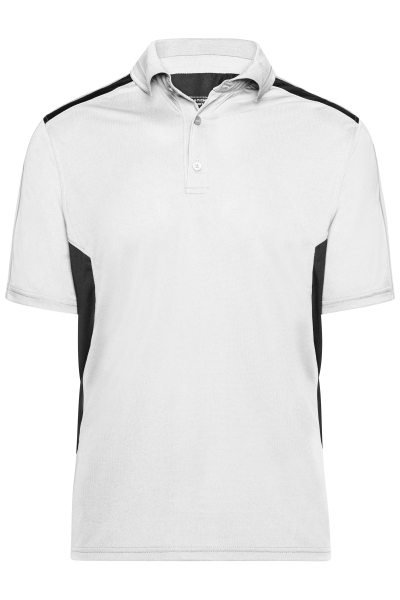 James & Nicholson, Craftsmen Poloshirt - STRONG -, white/carbon