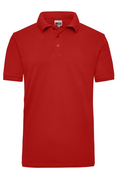 James & Nicholson, Workwear Polo Men, red