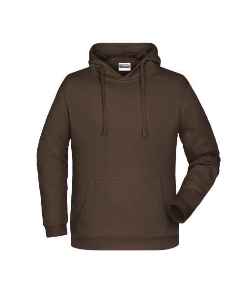 James & Nicholson, Promo Hoody Man, brown