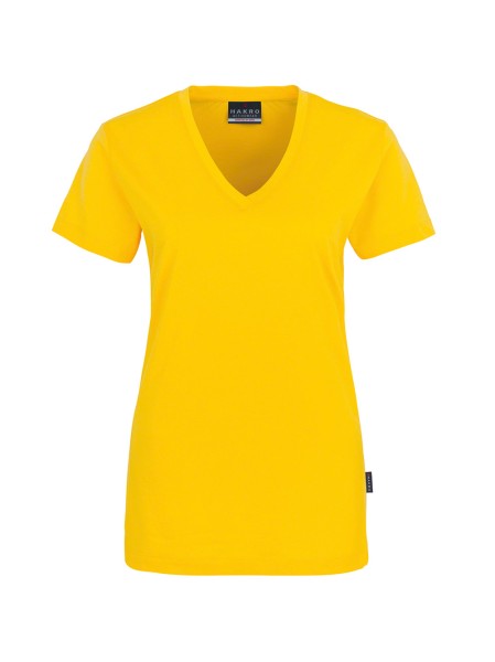 HAKRO, Damen V-Shirt Classic, sonne